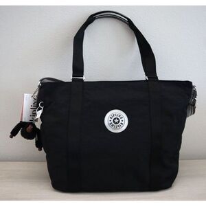 Kipling KIA3H3-3IV Women's Large Black Adara Crossbody Tote Bag